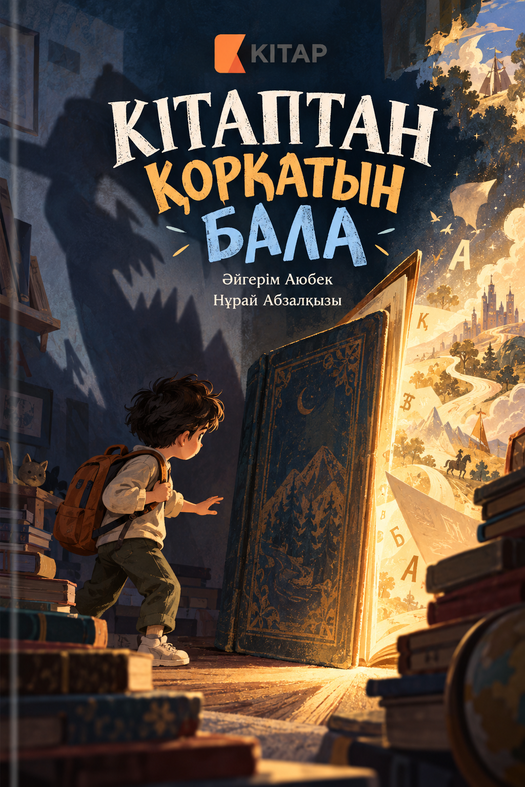 Кітаптан қорқатын бала