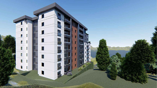 Apartment mit zwei Schlafzimmern in Becici mit Meerblick im Bau — photo 4