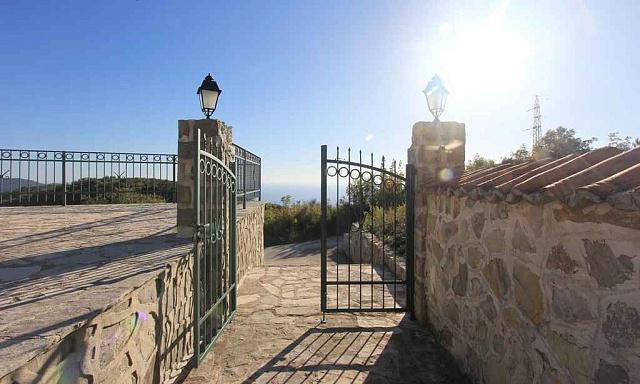 Rustikale Villa mit Meerblick
