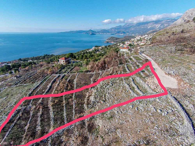 Plot with construction plan in Rezevici — photo 13