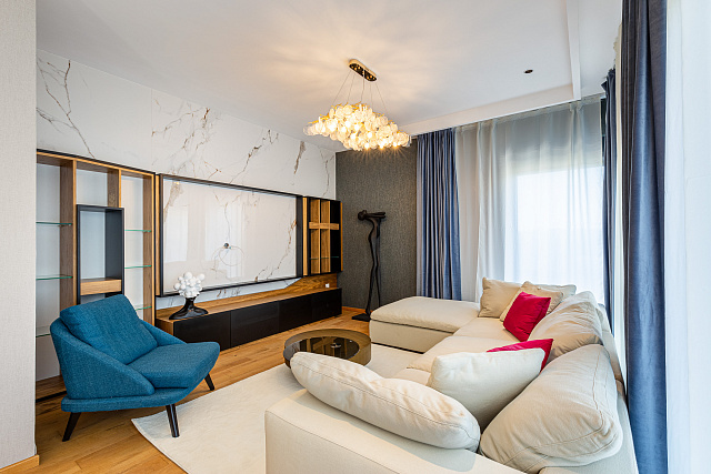 Penthouse in einem Neubau in Becici in der Nähe des Meeres — photo 33
