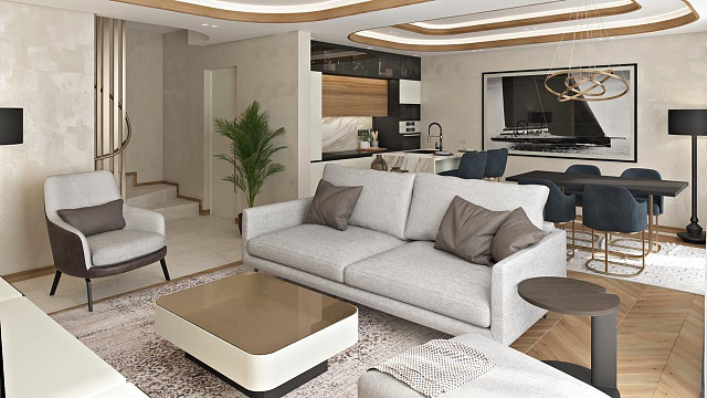 Stadthäuser und Villen in Rezevici in einem Premium-Wohnkomplex mit Tiefgarage und Swimmingpools — photo 9