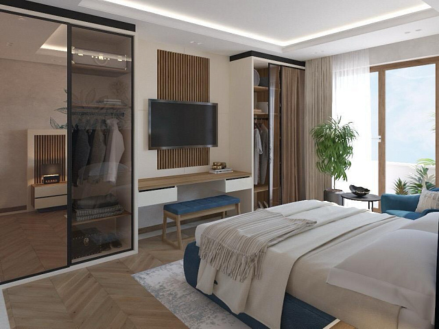 Stadthäuser und Villen in Rezevici in einem Premium-Wohnkomplex mit Tiefgarage und Swimmingpools — photo 34