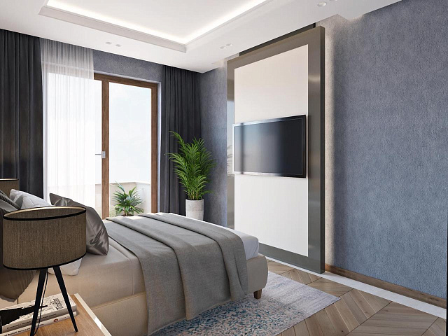 Stadthäuser und Villen in Rezevici in einem Premium-Wohnkomplex mit Tiefgarage und Swimmingpools — photo 41
