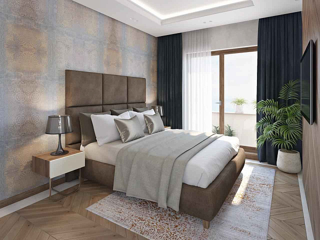 Stadthäuser und Villen in Rezevici in einem Premium-Wohnkomplex mit Tiefgarage und Swimmingpools — photo 44