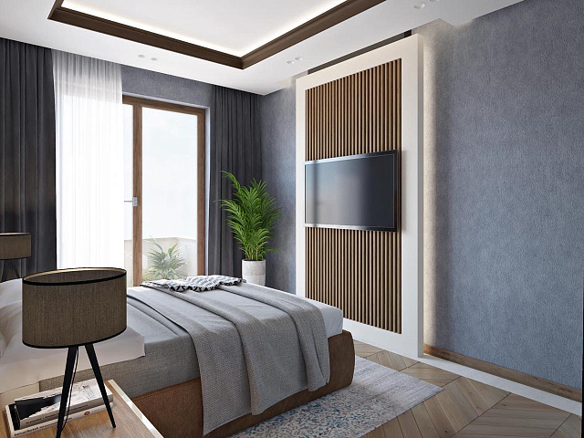 Stadthäuser und Villen in Rezevici in einem Premium-Wohnkomplex mit Tiefgarage und Swimmingpools — photo 45