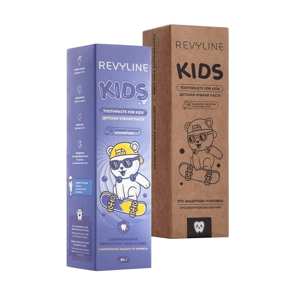 REVYLINE KIDS TOOTHPASTE ЧЕРНИКА ДЕТСКАЯ ЗУБНАЯ ПАСТА 