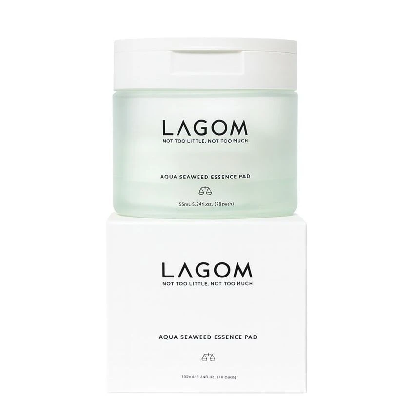 LAGOM AQUA SEAWEED ESSENCE PAD УВЛАЖНЯЮЩИЕ ПЭДЫ ДЛЯ ЛИЦА