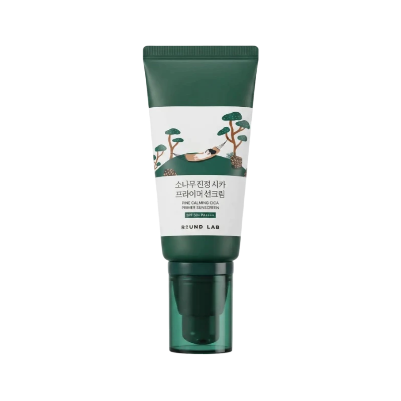ROUND LAB PINE CALMING PRIMER SUNSCREEN SPF50+ СПФ КРЕМ 
