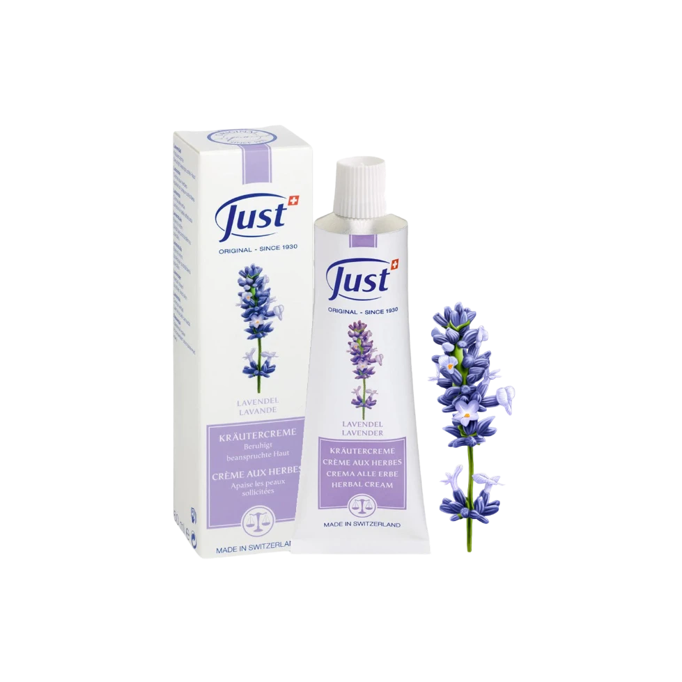 JUST LAVENDEL CREAM ВОССТАНАВЛИВАЮЩИЙ КРЕМ ПРОТИВ ОЖОГОВ 