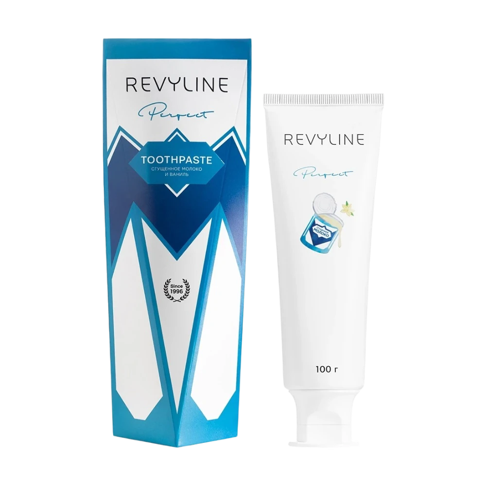 REVYLINE PERFECT TOOTHPASTE ЗУБНАЯ ПАСТА СГУЩЕННОЕ МОЛОКО И ВАНИЛЬ