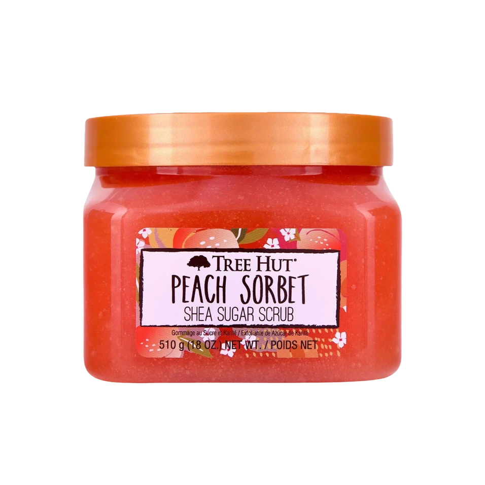 TREE HUT PEACH SORBET SHEA SUGAR SCRUB СКРАБ ДЛЯ ТЕЛА 