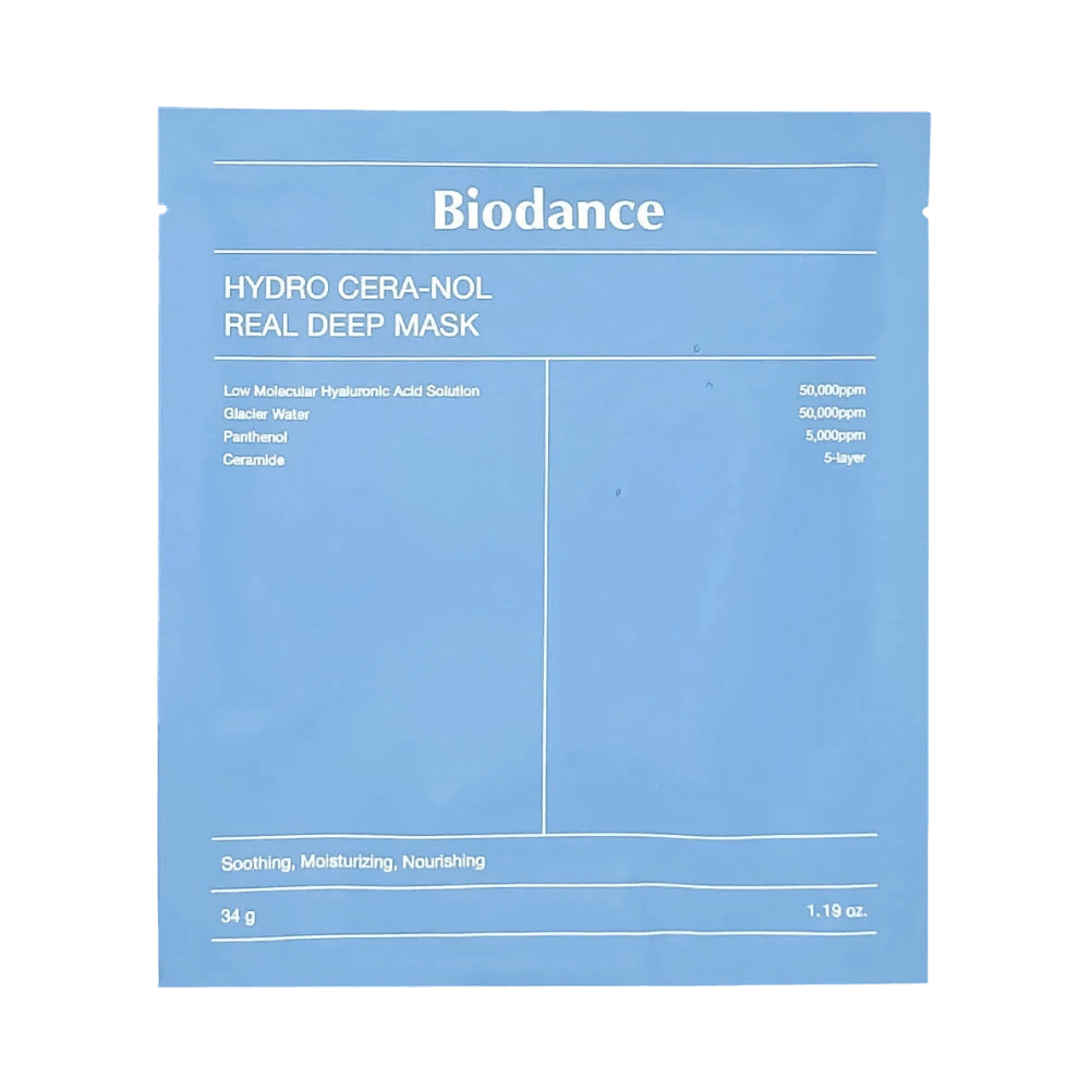 BIODANCE BIO CERA NOL REAL DEEP MASK ГИДРОГЕЛЕВАЯ МАСКА