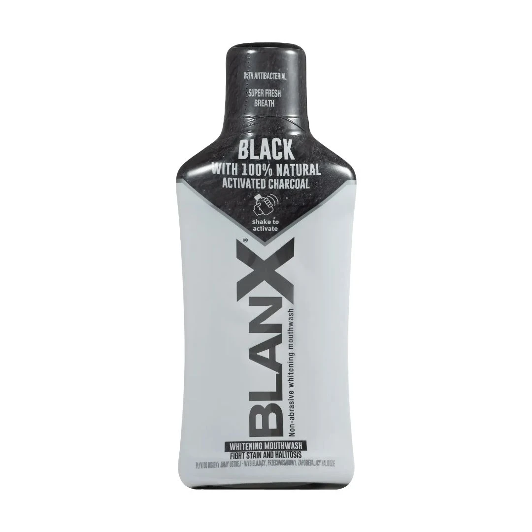 BIOREPAIR BLANX CHARCOAL MOUTHWASH ОТБЕЛИВАЮЩИЙ ОПОЛАСКИВАТЕЛЬ