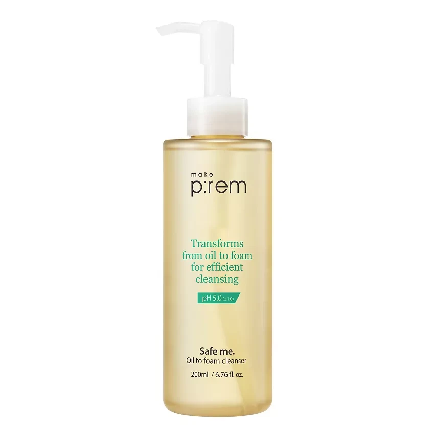MAKE PREM SAFE ME OIL TO FOAM CLEANSER МАСЛО-ПЕНКА ДЛЯ УМЫВАНИЯ 