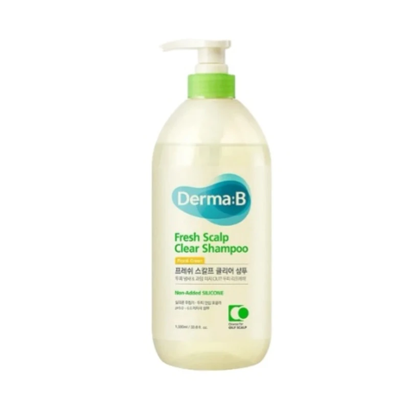 DERMA:B FRESH SCALP CLEAR SHAMPOO FLORAL GREEN ШАМПУНЬ ДЛЯ ВОЛОС 