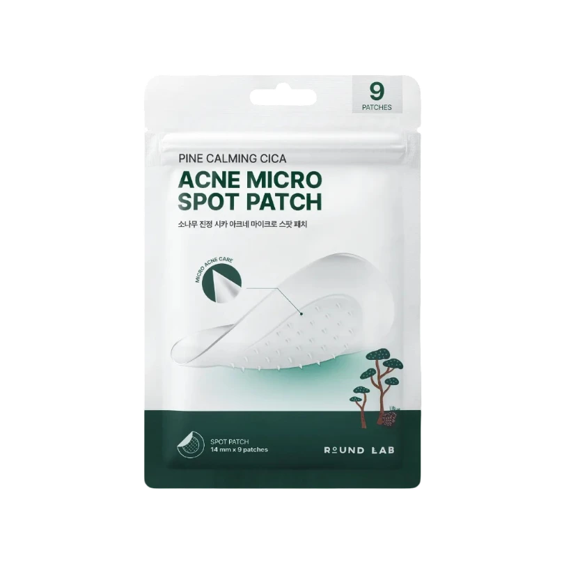 ROUND LAB PINE CALMING CICA ACNE MICRO SPOT PARCH ПАТЧИ ПРОТИВ ПРЫЩЕЙ