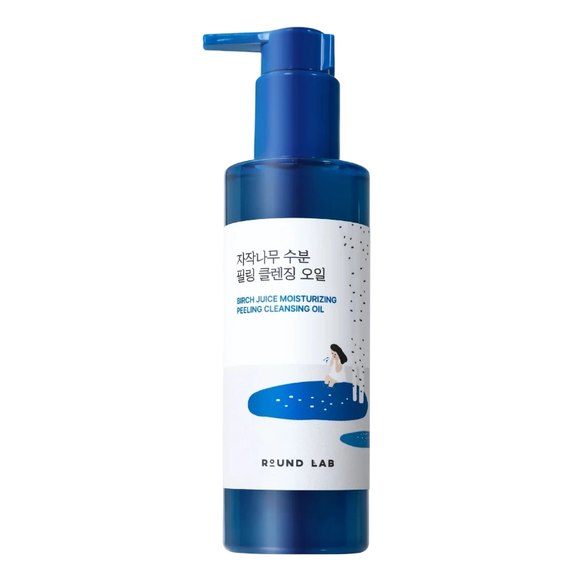 ROUND LAB BIRCH JUICE MOISTURIZING PEELING CLEANSING OIL ГИДРОФИЛЬНОЕ МАСЛО ПИЛИНГ 
