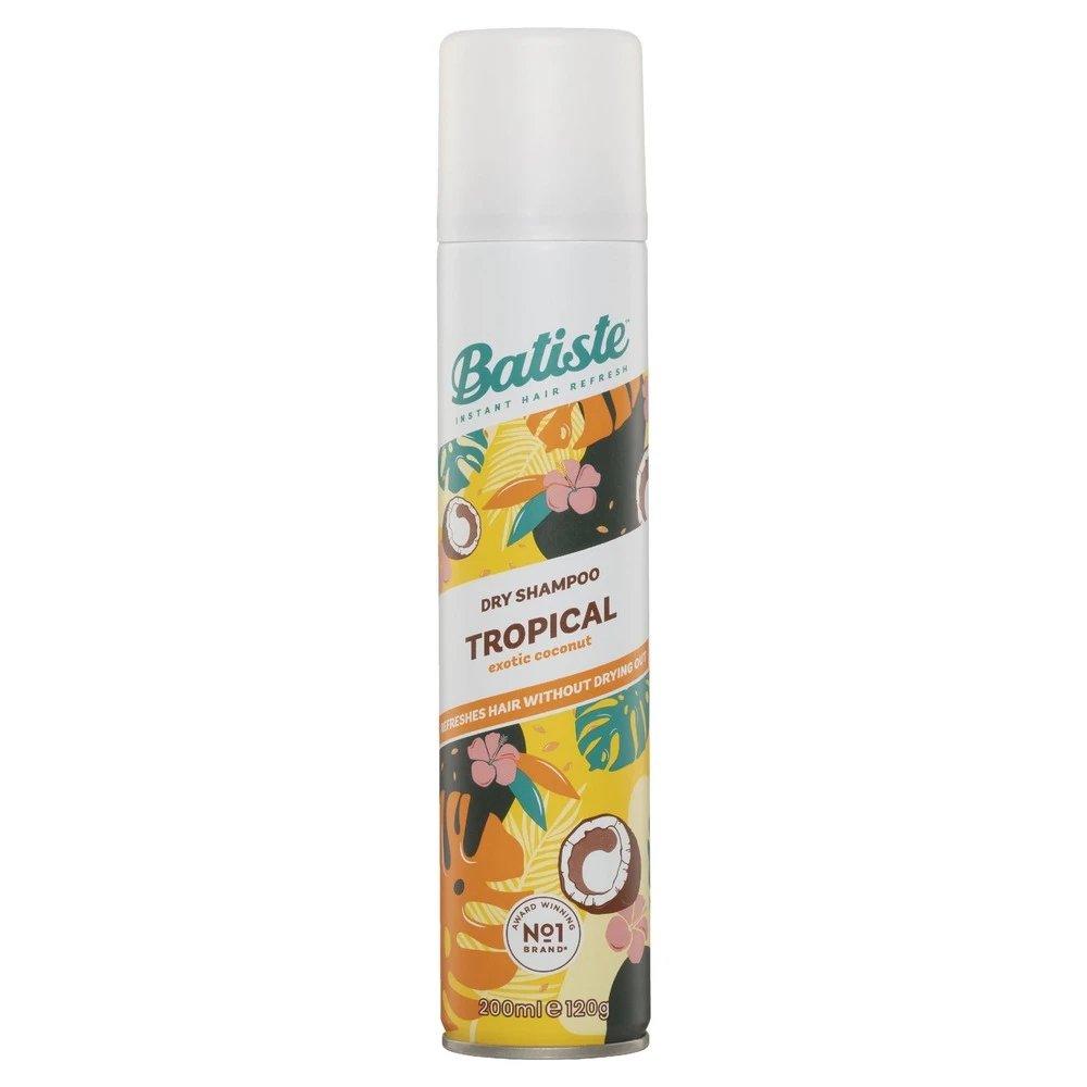BATISTE TROPICAL EXOTIC COCONUT DRY SHAMPOO СУХОЙ ШАМПУНЬ