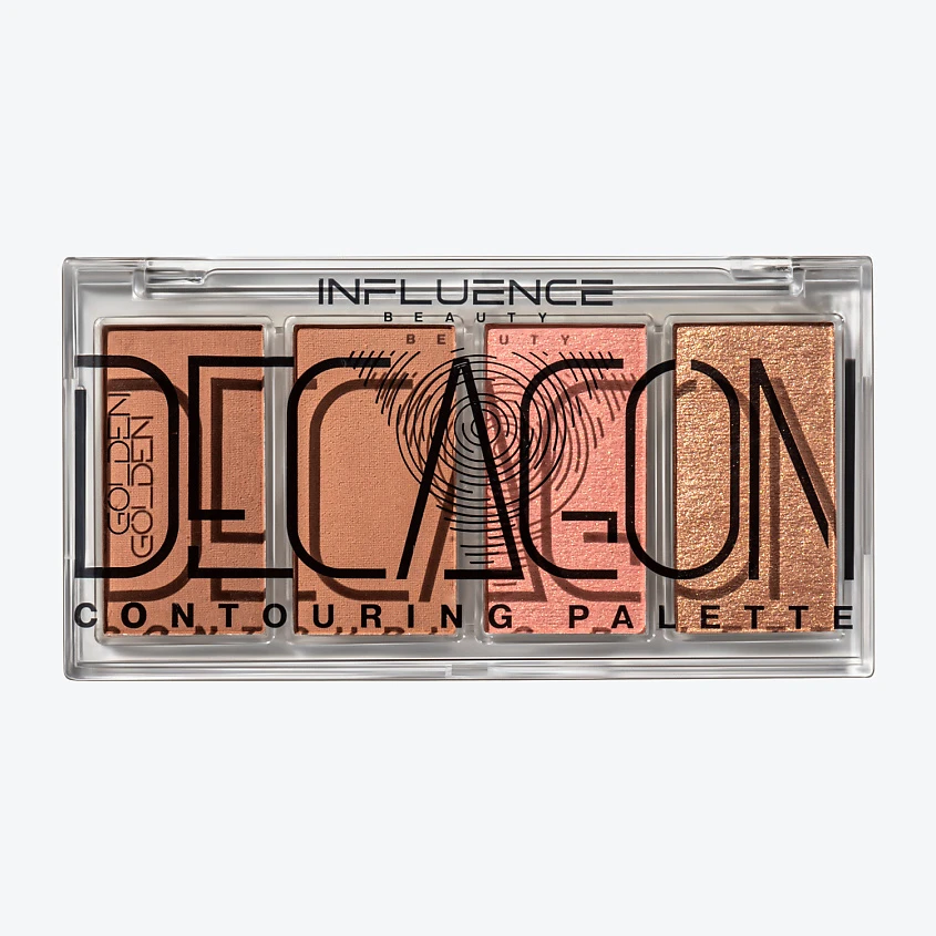 INFLUENCE GOLDEN DECAGON CONTOURING PALETTE ПАЛЕТКА ДЛЯ КОНТУРИНГА