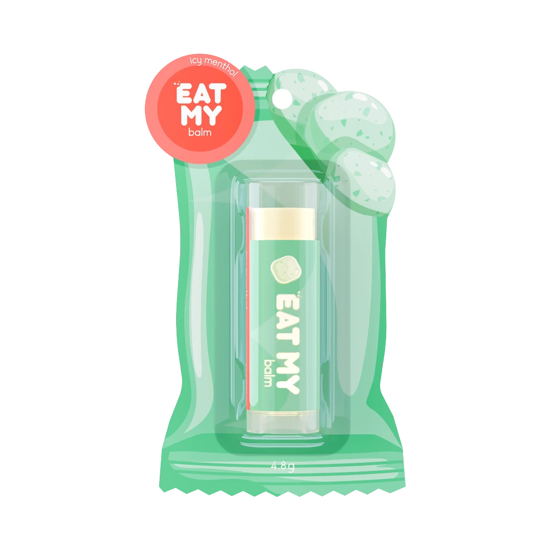 EAT MY BALM БАЛЬЗАМ ДЛЯ ГУБ ЛЕДЯНОЙ МЕНТОЛ