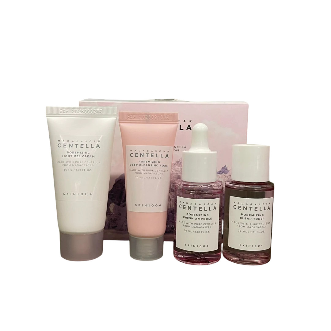 SKIN 1004 MADAGASCAR CENTELLA POREMIZING TRAVEL KIT НАБОР