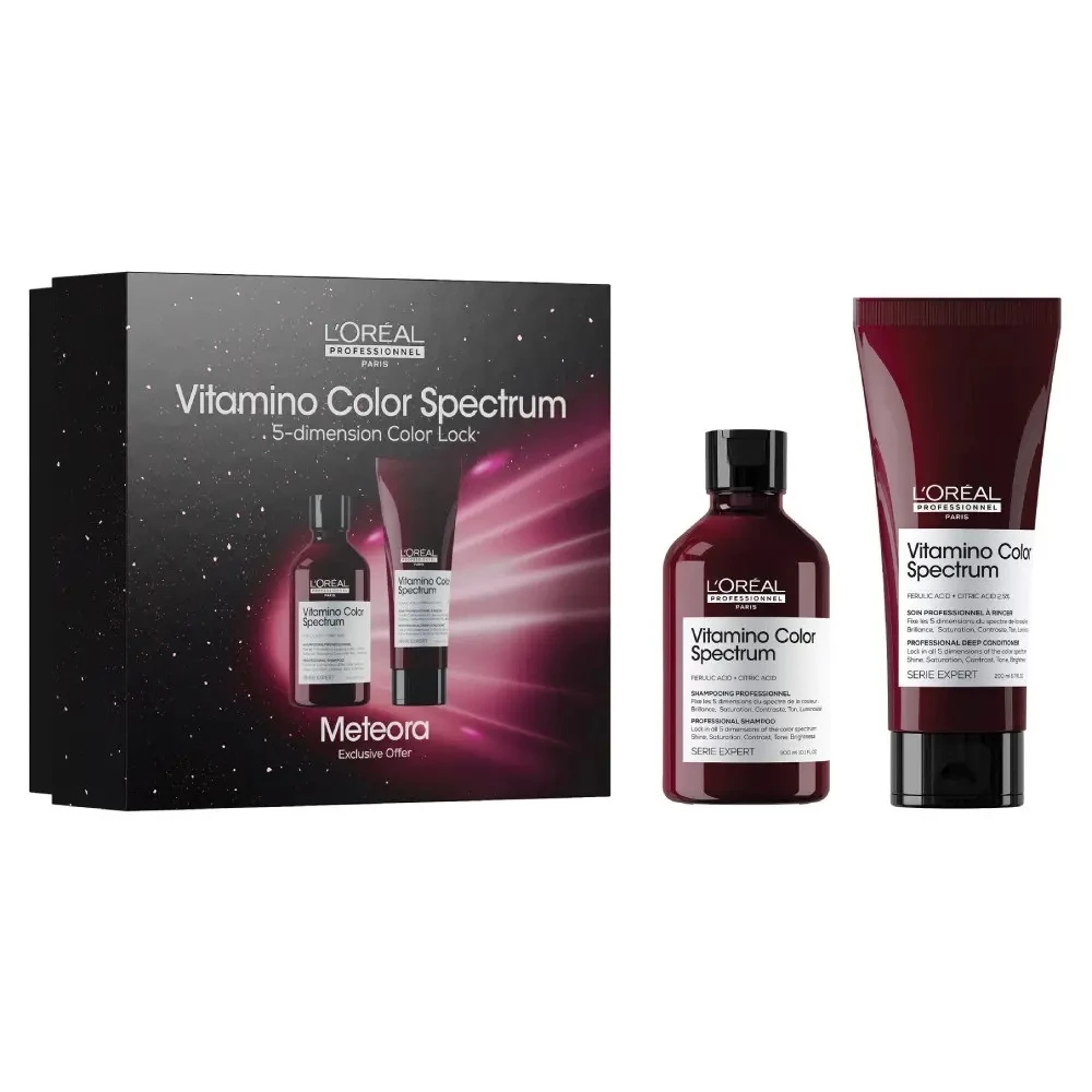 L'OREAL VITAMINO COLOR SPECTRUM ДУО ШАМПУНЬ + КОНДИЦИОНЕР НАБОР 2025