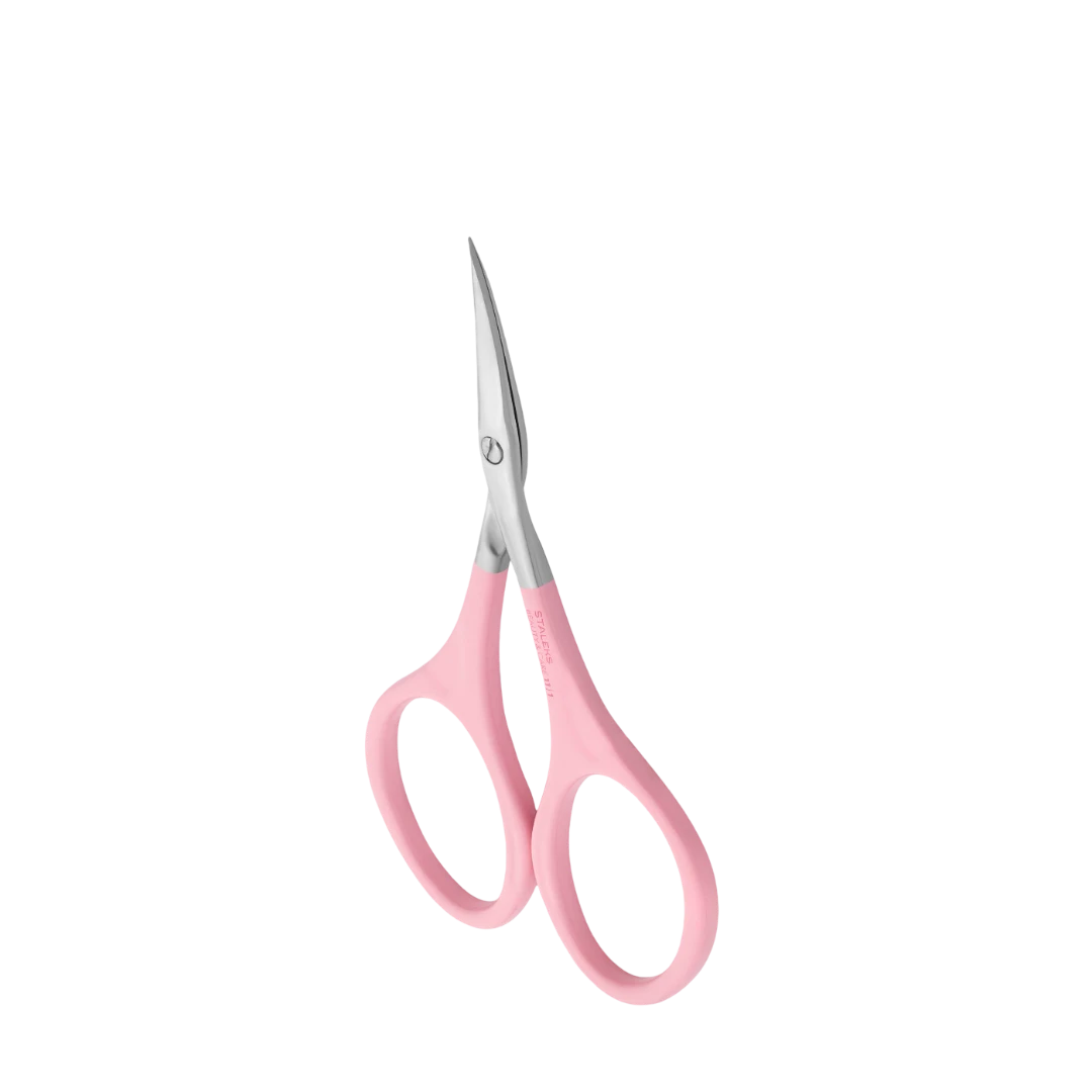 STALEKS PINK CUTICLE SCISSORS НОЖНИЦЫ ДЛЯ КУТИКУЛЫ