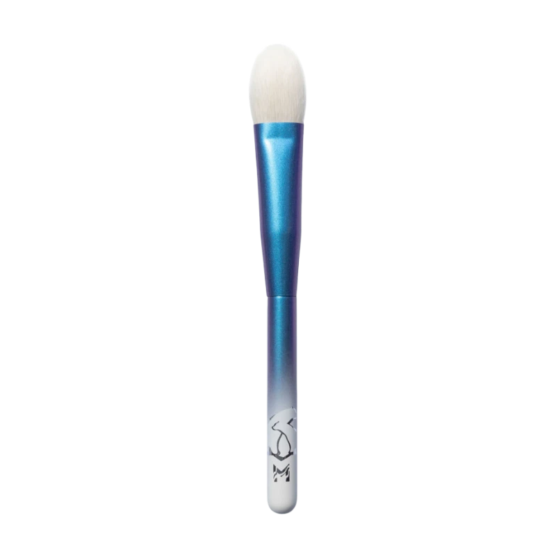MANLYPRO POLAR NIGHT PNB3 MAKEUP BRUSH ПУШИСТАЯ ПЛОСКАЯ КИСТЬ ДЛЯ ЛИЦА
