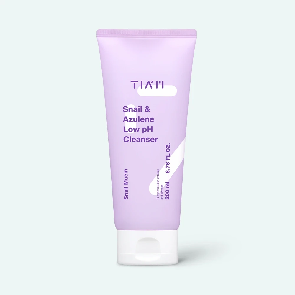 TIAM SNAIL&AZULENE LOW PH CLEANSER ГЕЛЬ ДЛЯ УМЫВАНИЯ