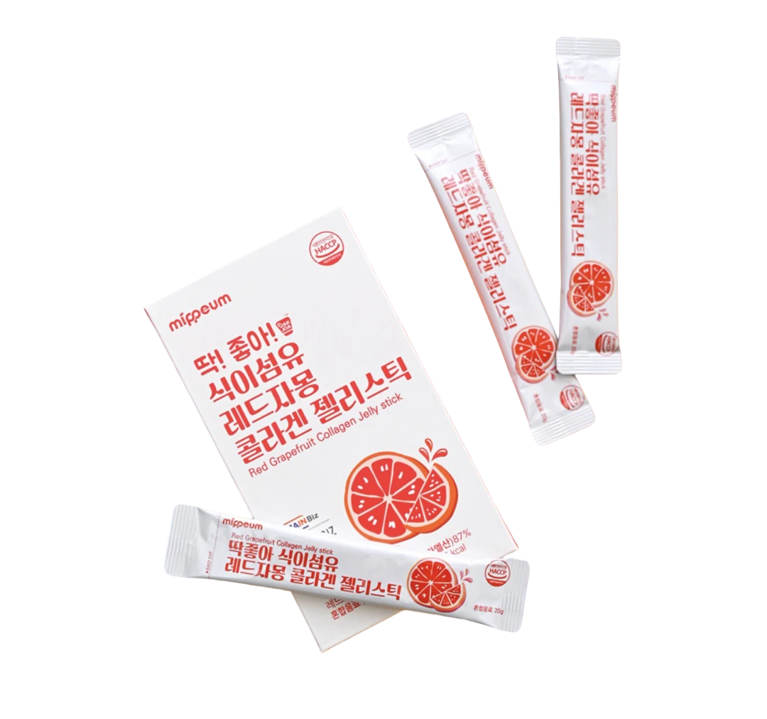 MIPPEUM RED GRAPEFRUIT COLLAGEN JELLY STICK КОЛЛАГЕН В СТИКАХ
