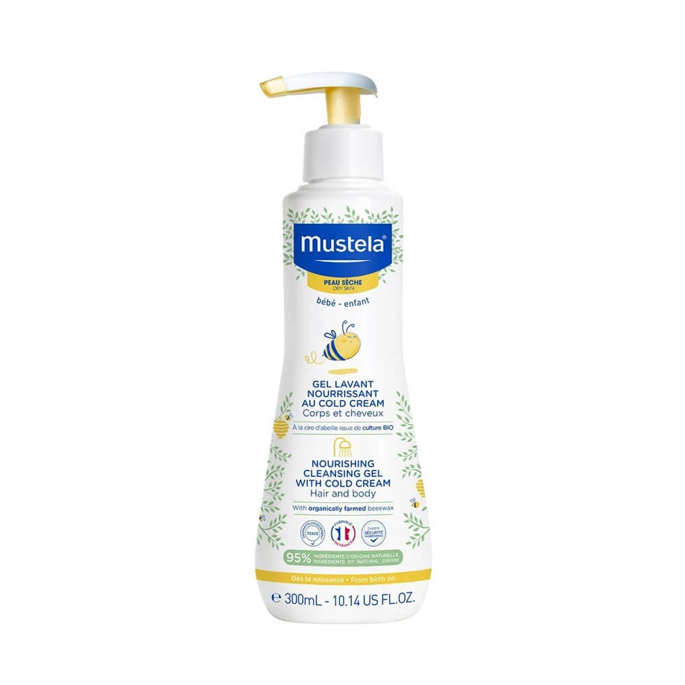MUSTELA NOURISHING CLEANSING GEL ГЕЛЬ ДЛЯ КУПАНИЯ ДЕТЕЙ