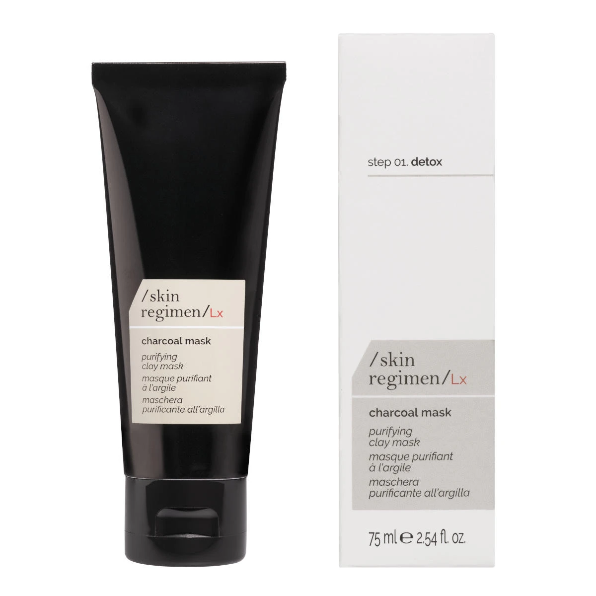 SKIN REGIMEN LX CHARCOAL MASK ОЧИЩАЮЩАЯ МАСКА С ЧЕРНОЙ ГЛИНОЙ И УГЛЕМ 