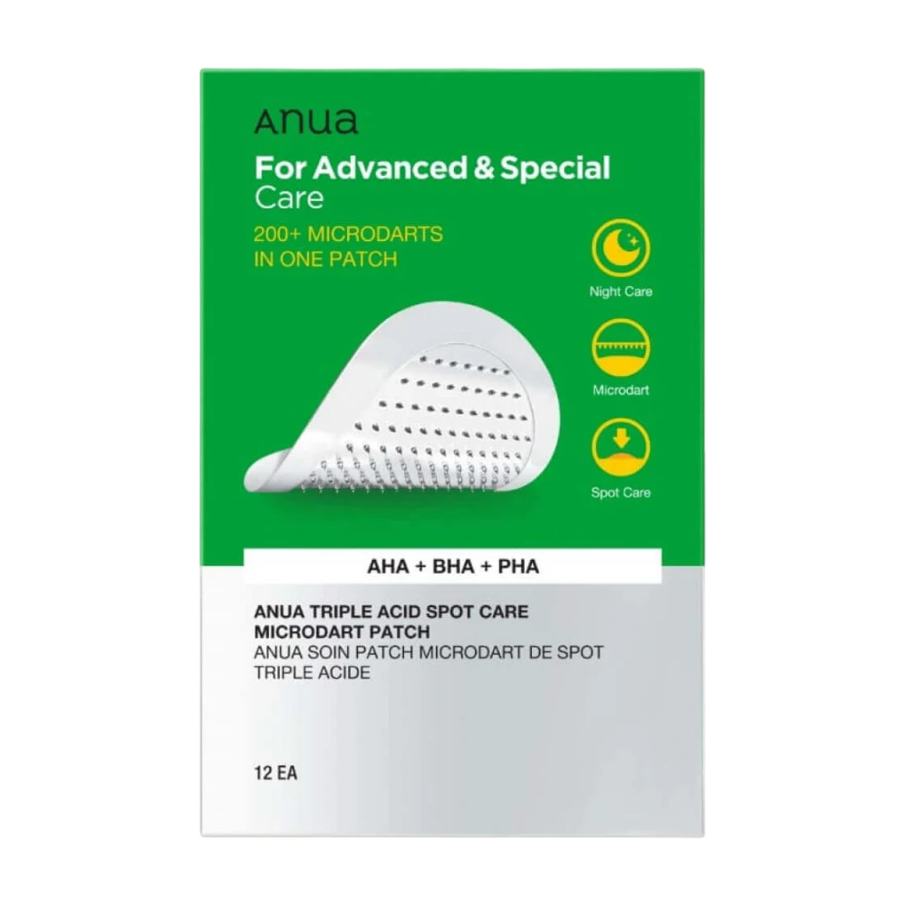 ANUA TRIPLE ACID SPOT CARE MICRODART PATCH ПАТЧИ ОТ ПРЫЩЕЙ 