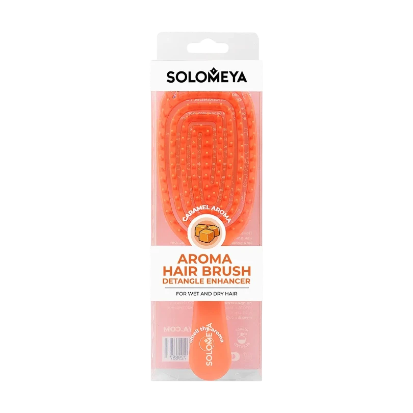 SOLOMEYA AROMA HAIR BRUSH FOR WET AND DRY HAIR РАСЧЕСКА ДЛЯ СУХИХ И ВЛАЖНЫХ ВОЛОС
