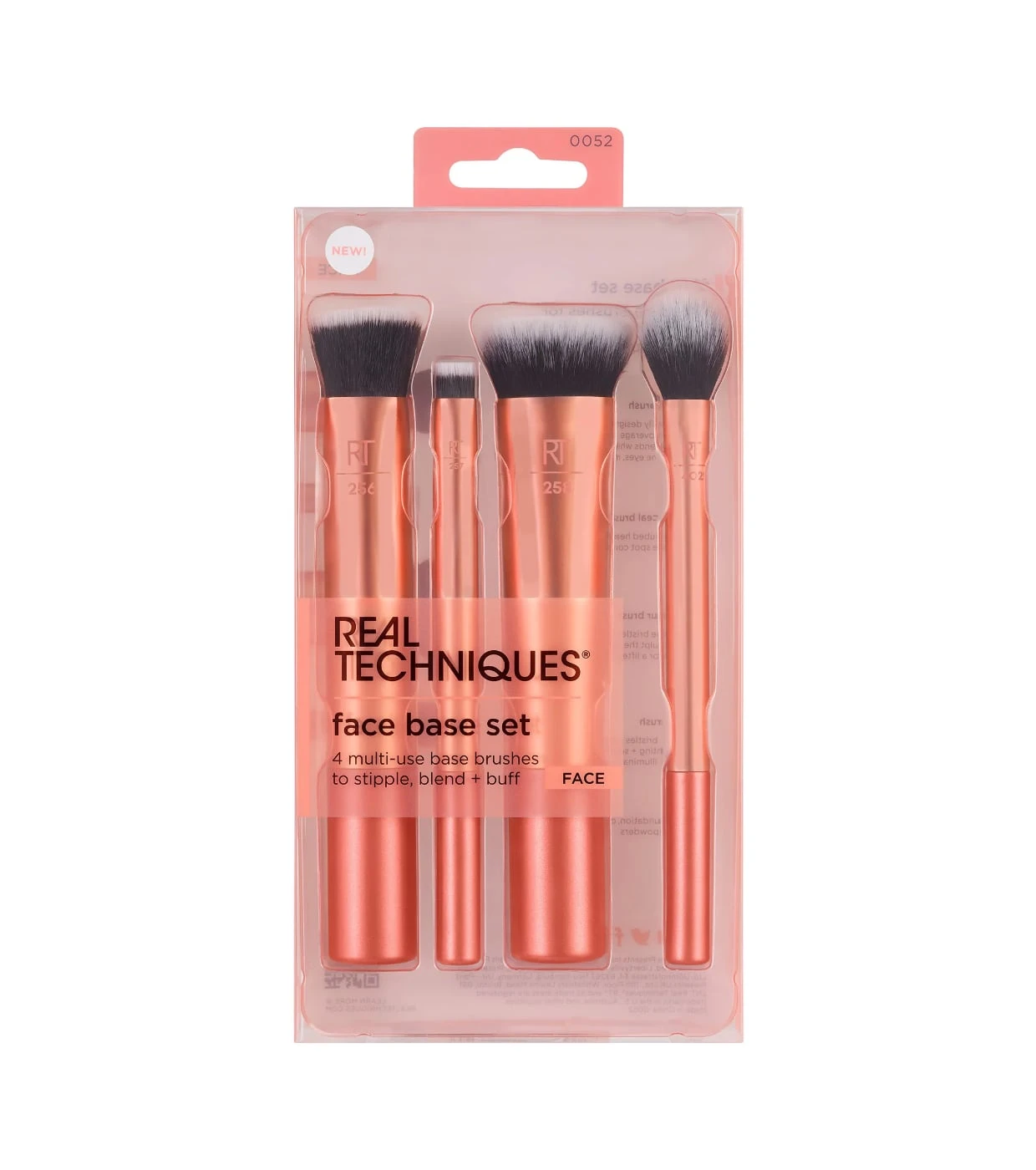REAL TECHNIQUES FACE BASE SET НАБОР ИЗ 4 КИСТЕЙ