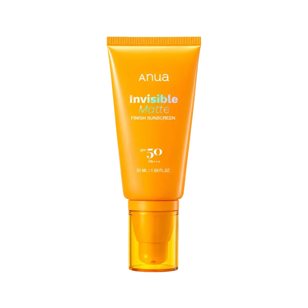 ANUA INVISIBLE MATTE FINISH SUNSCREEN SPF ДЛЯ ЛИЦА 