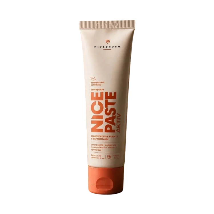 PESITRO NICEBRUSH NICEPASTE AKTIV TOOTHPASTE ЗУБНАЯ ПАСТА