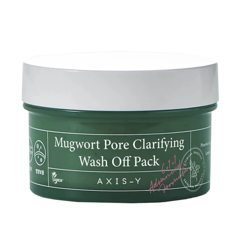 AXIS-Y MUGWORT PORE CLARIFYING WASH OFF PACK ГЛИНЯНАЯ МАСКА 
