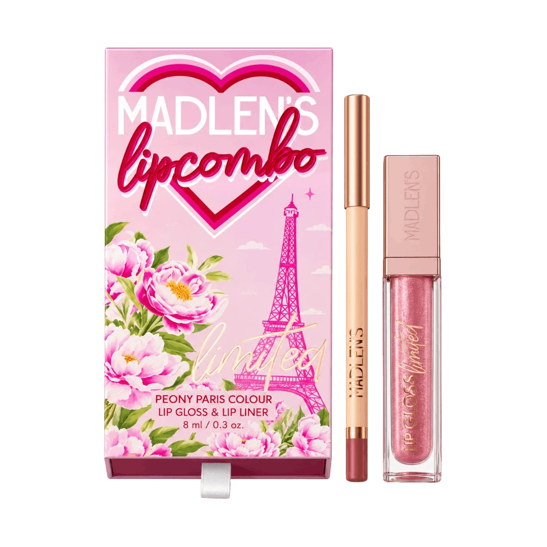 MADLEN'S LIP COMBO PEONY PARIS COLOUR КОМБО ДЛЯ ГУБ 