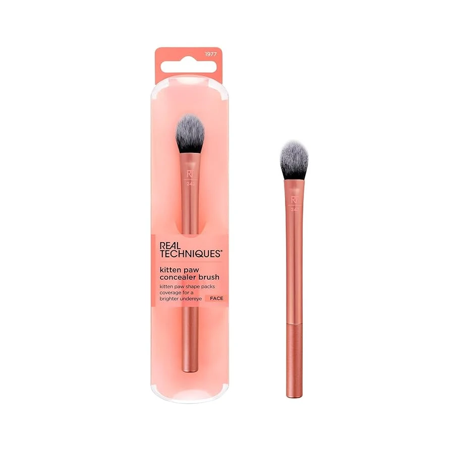 REAL TECHNIQUES 242 KITTEN PAW CONCEALER BRUSH КИСТЬ ДЛЯ КОНСИЛЛЕРА 