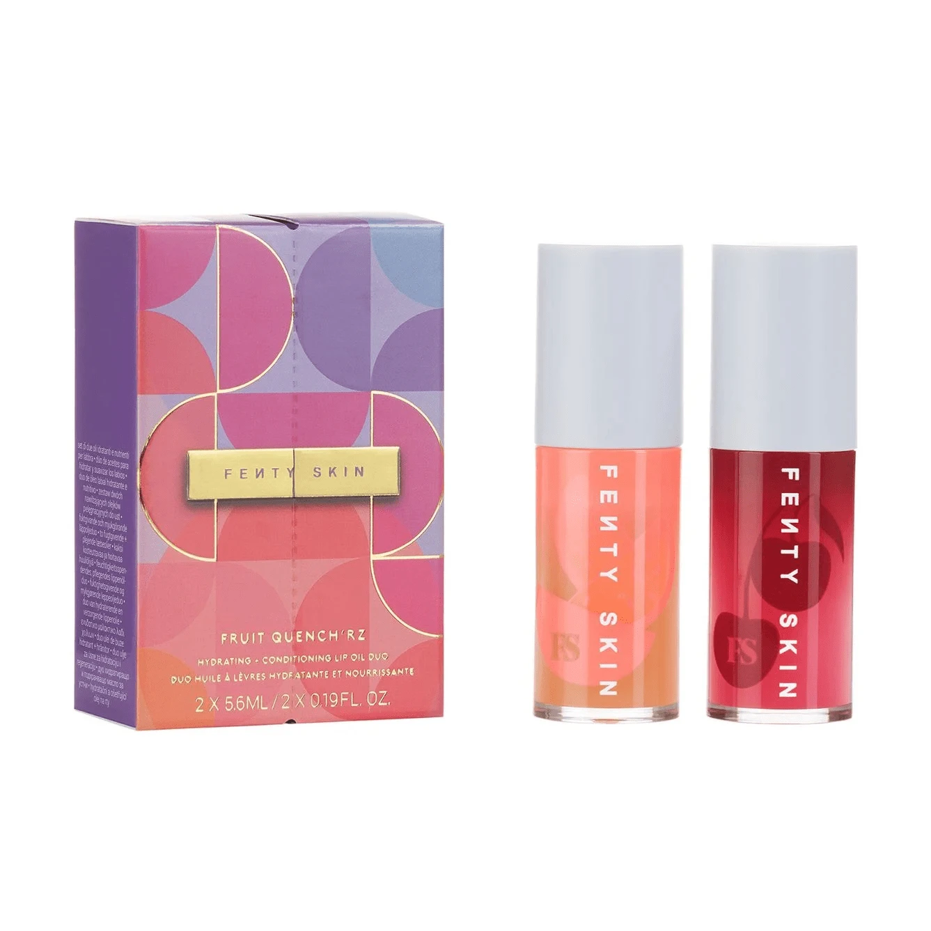 FENTY BEAUTY FRUIT QUENCH'RZ LIP OIL DUO МАСЛО ДЛЯ ГУБ