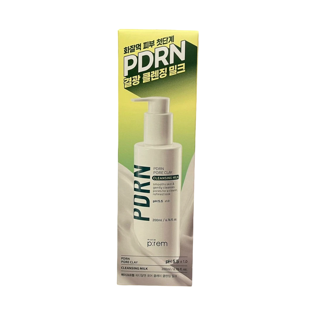MAKE PREM PDRN PORE CLAY CLEANSING MILK МОЛОЧКО ДЛЯ УМЫВАНИЯ