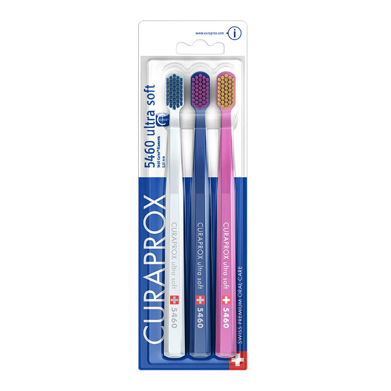 CURAPROX 5460 ULTRA SOFT НАБОР ИЗ 3-Х ЗУБНЫХ ЩЕТОК 
