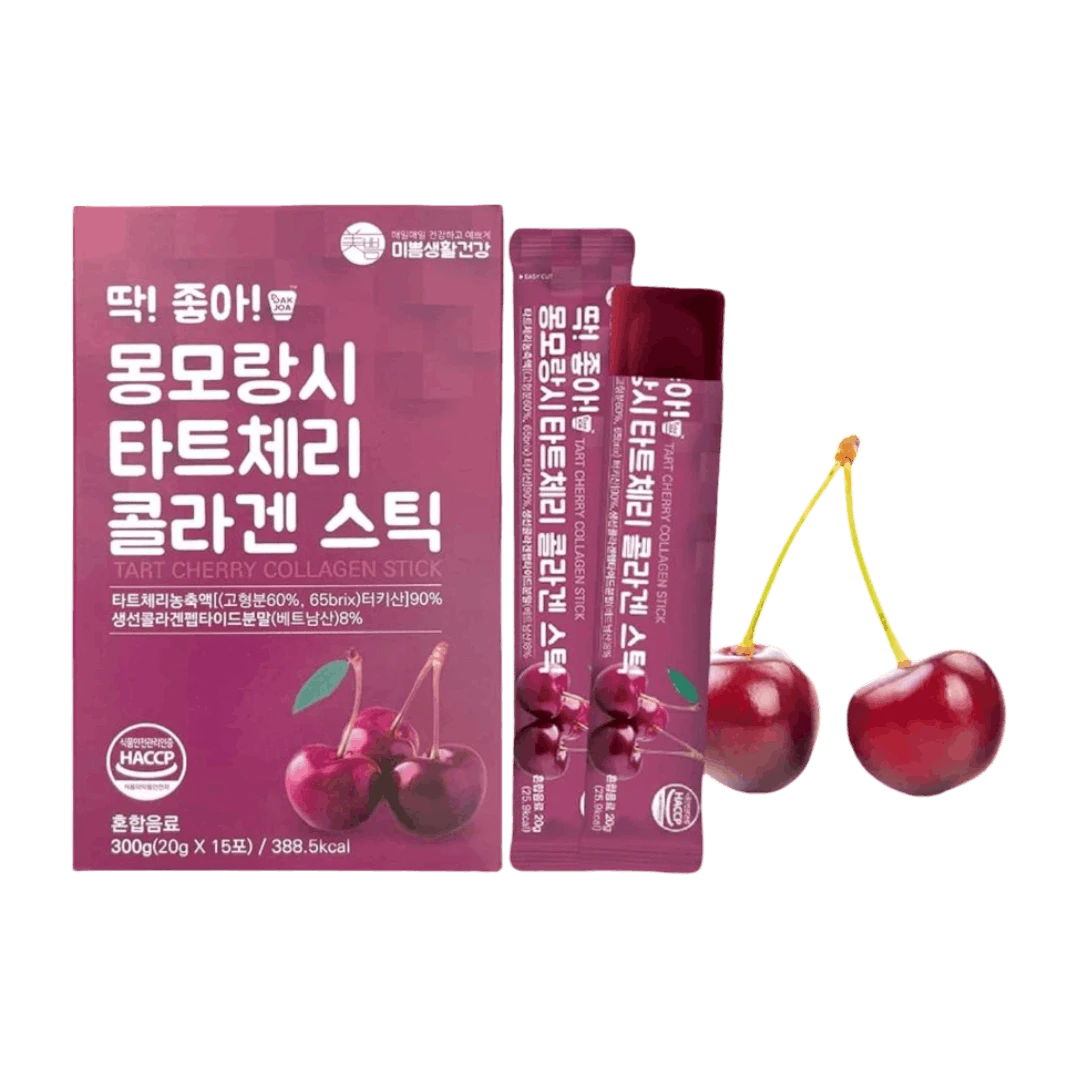 MIPPEUM TART CHERRY COLLAGEN STICK КОЛЛАГЕНОВОЕ ЖЕЛЕ СО ВКУСОМ ТЕРПКОЙ ВИШНИ