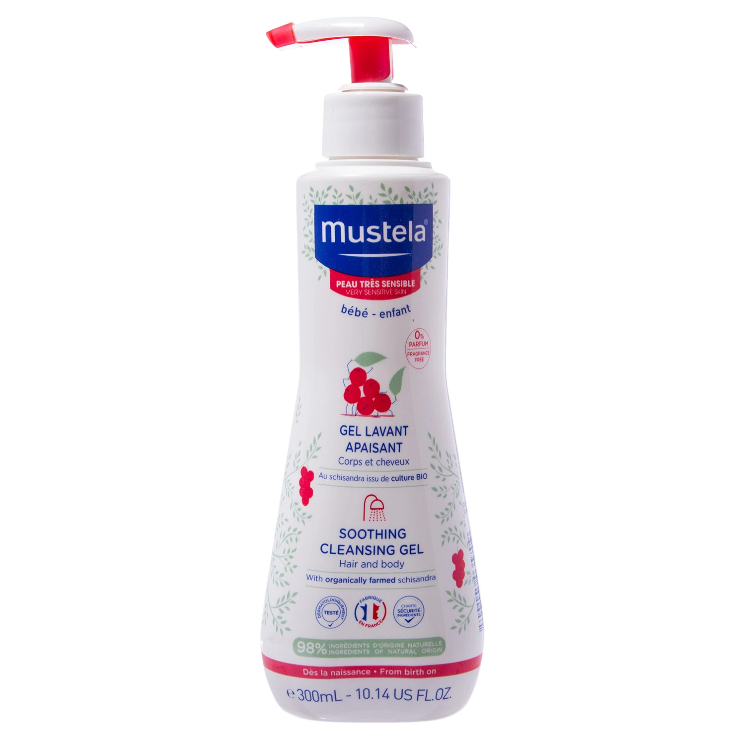 MUSTELA SOOTHING CLEANSING GEL ГЕЛЬ ДЛЯ КУПАНИЯ ДЕТЕЙ 