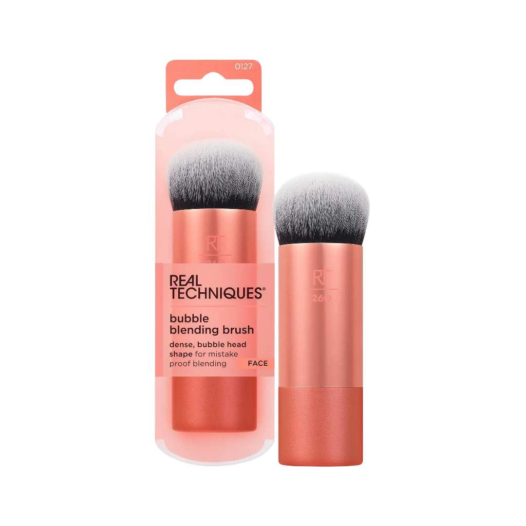 REAL TECHNIQUES 260 BUBBLE BLENDING BRUSH КИСТЬ ДЛЯ ТОНА 