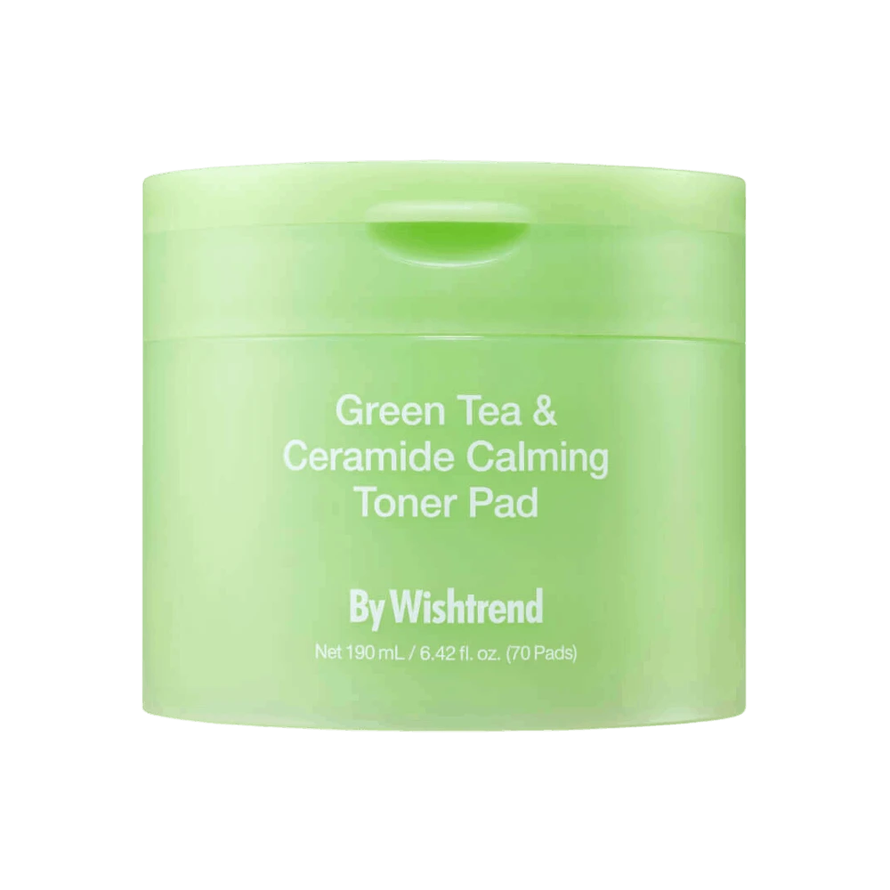 BY WISHTREND GREEN TEA & CERAMIDE CALMING TONER PAD ТОНЕР ПАДЫ