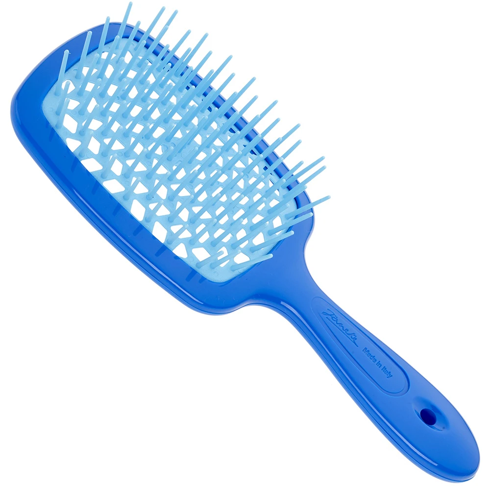 JANEKE SUPERBRUSH CLASSIC СИНЕ-ГОЛУБАЯ РАСЧЕСКА