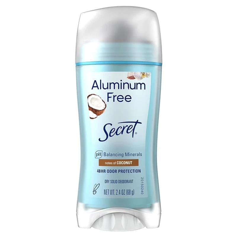 SECRET PH BALANCING MINERALS  NOTES OF COCONUT ALUMINUM FREE DEODORANT 